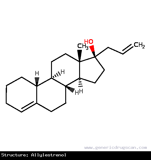 Generic Drug Allylestrenol prescribed Allylestrenol was designed to be used for miscarriage prevention, prevention of premature labour and has been investigated for possible use in men ...