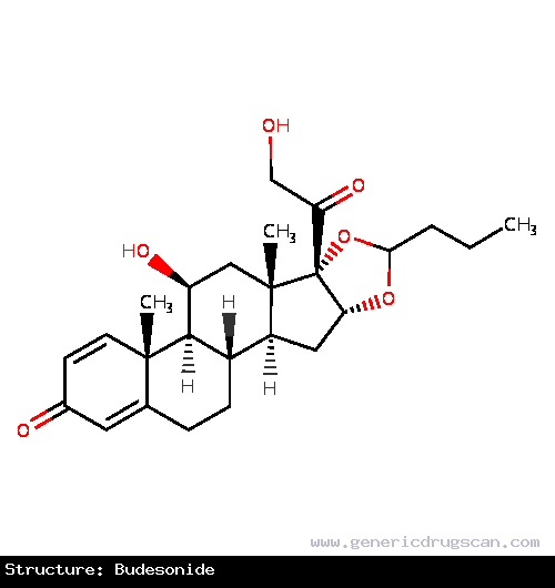 Generic Drug Budesonide prescribed The oral capsule is used for the treatment of mild to moderate active Crohn