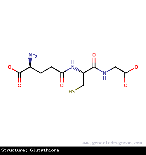 Generic Drug Glutathione prescribed For nutritional supplementation, also for treating dietary shortage or imbalance