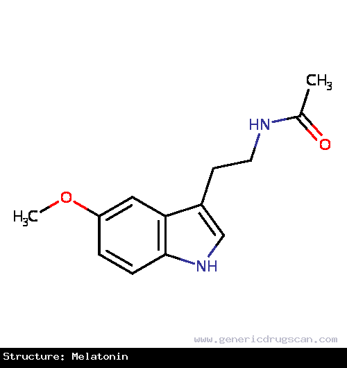 Generic Drug Melatonin prescribed Used orally for jet lag, insomnia, shift-work disorder, circadian rhythm disorders in the blind (evidence for efficacy), and benzodiazepine and nic...