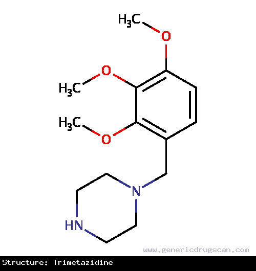 Generic Drug Trimetazidine prescribed Trimetazidine is indicated for use in angina pectoris.